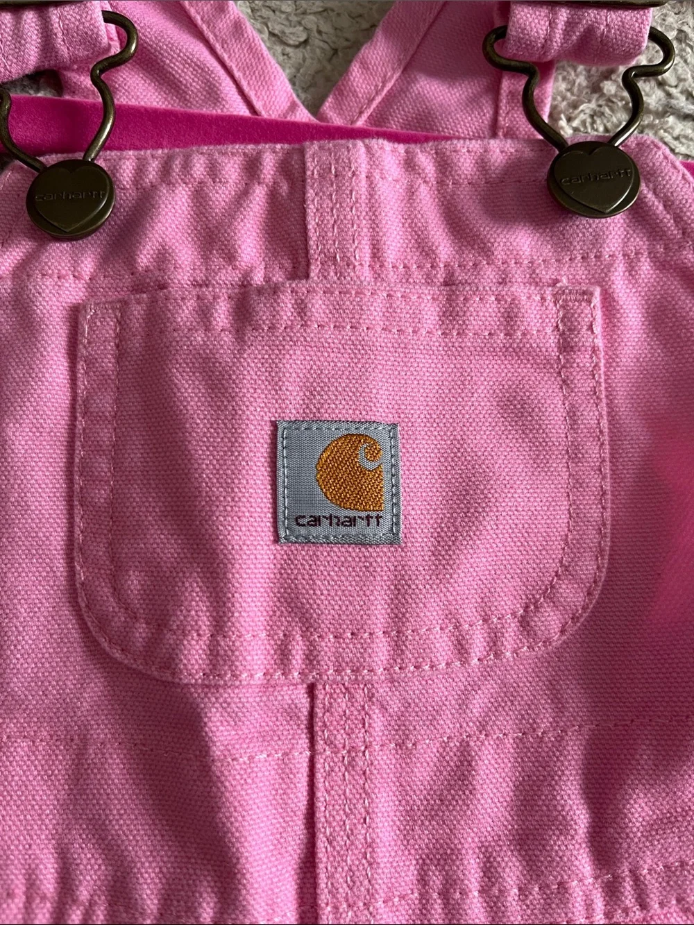 Carhartt Baby Pink Overalls
